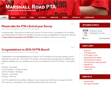Tablet Screenshot of marshallroadpta.org